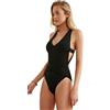 Trendyol Costume da Bagno Dettagliato Intero, Nero, 46 Donna