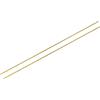 QUARKZMAN Ottone Tubo, 1mm OD 0.2mm Parete Spessore 150mm Lunghezza Rotondo Tubazione Tubo per Industria, Fai-da-te Progetti 2pz