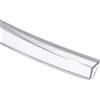 QUARKZMAN Protezione Bordi A U In Silicone Trasparente 9.8Ft Profilato Per Bordi Adatto A Spessori 3/32-1/8 Per Porte Auto Parti In Lamiera (9/32 L X 5/16 H)