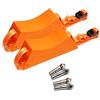 PRATYAHARA 2 pezzi Supporto per bombole di gas propano cilindro, supporto da parete per bombole di gas, durevole ABS, con viti, arancione