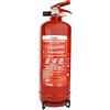 notlok Safety Work - Estintore ABC a polvere 2kg | pressione continua con manometro | con supporto per estintore | Estintore domestico ideale per la cucina Ma anche per l'auto