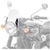 Cafè Race Cupolino parabrezza clear compatibile con Triumph Bonneville T100, T120, Thruxton