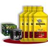 Generico Kit Tagliando XTC C60 5W40 compatibile con BARDAHL XTC 4 Litri Olio Motore sintetico + Filtro Olio HifloFiltro, compatibile con BMW S/1000 XR 2015-2020