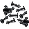 Autocraft Confezione da 12 clip di fissaggio per coperchio coperchio coperchio motore compatibile C4 C5 I II III C8 Evasion Xsara Picasso 206 SW 306 307 405 II 406 407 806 807 Expert 1.8 2.0 16V 025067 0250.67