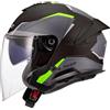 LS2, Casco Moto Jet VERSO II AIR Black H-V Yellow, XS