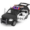 Driven by Battat - SUV della polizia, 20 cm - SUV della polizia - Auto giocattolo con luci e suoni - Auto di salvataggio e giocattoli per bambini - Parti mobili - 3 anni +