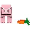 Mattel Minecraft - Biome Builds 8 cm Figure - Pig (HLB18)