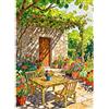 TangComplete Puzzle da 1000 pezzi per adulti e bambini, gioco impossible puzzle, regalo puzzle intelligente, puzzle colorato, puzzle con terrazza estiva