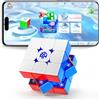 GAN i carry 4 Speed Cube, SSL Edizione limitata con 48 Capsule Magnetiche,150 Ore di Autonomia,App con Dati di Risoluzione e Tutorial Guidati,ideale come giocattoli educativi per bambini e adulti