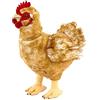 Uni-Toys - Gallina marrone - 37 cm (altezza) - pollo peluche, uccello - peluche