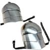 Nautical Replica Hub Guerriero in acciaio Pauldron medievale armatura a spalla set Crusader Pauldrons armatura guerriera in acciaio fatto a mano SCA LARP Cavaliere in metallo guardia coppia argento