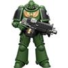 HiPlay JOYTOY Warhammer 40k Salamanders Intercessor con Fucile Bolter, Pistola Bolter e Spada a Catena JT03875 Set di Figure d'Azione in Scala 1/18
