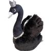 Generico Animale di peluche cigno, Animale di peluche cigno - Peluche con cigno e corona di bambola carina | Peluche da 11 pollici di oche bianche con collana, morbido cuscino in peluche, giocattolo a forma di