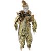 Generic Figure Bambole di Bambola Arlecchino da Clown in Porcellana da 42 Cm Delicate Kunst und Skulpturen per La Collezione di Case Regalo di, Oro