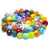 Jiahuade Biglie di vetro, 20 pezzi, biglie di vetro, 16 mm, marmi colorate, trasparenti, realizzate a mano, colorate per giochi di marmo, decorazione per la casa degli adulti