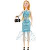 Baroni Home Bambola Emily Serata di Gala, con Accessori, Scarpe, Borsa Abbinata, Vestito Elegante Azzurro, Giocattolo per Bambini 3+