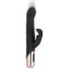 Rosy Gold - Vibratore Coniglio con funzione di impulso - Nero