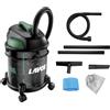 Lavor Aspiratore Solidi e Liquidi RUDY 20, Funzione Soffiante, Capacità Vano Raccolta 20 l, Serbatoio in Metallo, 18 kPa, 1200 Watt max