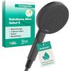 hansgrohe Raindance Alive Select S - Doccetta per doccia a risparmio idrico 7,1 l/min (EcoSmart), Doccino con 3 getti, Soffione doccia, con funzione anticalcare, cromo nero spazzolato, 24511340
