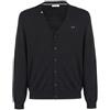 SUN68 Cardigan Solid Nero (IT, Testo, XXL, Regular, Regular, Nero)
