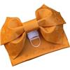 Dickly Kimono Obi Cintura con fascia giapponese Cintura con fiocco pre annodato Modello tradizionale Sakura Cintura larga regalo per le vacanze di festa, Giallo oro