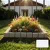 VEVOR Kit Bordura per Aiuole Effetto Pietra da 4725 mm, Muretto Senza Bisogno di Scavo in PE, Colore Beige, 4 Pz da 6 Mattoni Ciascuno, 12 Picchetti e 4 Angoli, per Progetti Delimitazione da Giardino