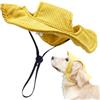 Generic Cappello per cani - Cappellino parasole per cuccioli, protezione solare regolabile, comodo e traspirante, per passeggiate, escursionismo, arrampicata, protezione solare quotidiana
