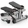 Sportsroyals Stepper Fitness 3in1 | Mini Stepper Fitness Casa con Bande di Resistenza + Monitor LCD, 150 kg (01-Improved Stepper)