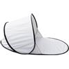 Yunmeryker Tenda da Spiaggia Tenda Portatile da Sole Campeggio Automatica Materiale Resistente Facile da Trasportare Adatta per Viaggi Spiaggia Giardino Interno, Bianco