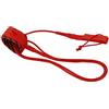 Amagogo Leash per Tavola da Surf, Corda per Gamba da Surf, Resistente 6 Mm con Doppio Moschettone Antiruggine, Rosso 10 Piedi
