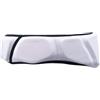 Qianly Rugby Headgear Cuffia Antitrauma Elasticizzata Traspirante Leggera Materiale Nylon Assorbimento Urti Adatto per Rugby Calcio Hockey Basket, White M