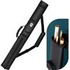 Trymaker Custodia per Stecca da Biliardo, 2 Pezzi, Nero, in Finta Pelle