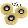 Fxzqgnh 3 Pezzi Ingranaggio Motore Elettrico Bicicletta Ingranaggio Nylon Planetario 30T Cuscinetto 608RS Albero Robusto Funzione Antirumore Montaggio