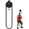 XiangManAiPin Endless Rope Trainer, Pulley Cable Machine, Adjustable Resistance, Small Footprint and Easy To Install for Muscle Endurance, Upper Extremity Physical Training