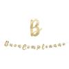 Big Party Festone Scritta Buon Compleanno Oro | Striscione Banner per Party Festa Compleanno | Decorazione x Auguri Metal Ideale per Compleanni Importanti Donna Ragazza e Bambini