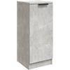 vidaXL Credenza Grigio Cemento 30x30x70 cm in Legno Multistrato