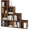 WOLTU Libreria Scaffale, Libreria a 10 Cubi, Scaffale a Scala Componibile