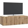 vidaXL Mobile Porta TV da Muro Rovere Artigianale 98 x 41 x 30 cm, Salotto, Unità moderna per intrattenimento, Consolle TV rettangolare, Armadietto da parete spazioso e stiloso