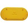 XUMKFJRE Fondo ovale da 12*25 cm for borsa lavorata a maglia, base in pelle PU, accessori fatti a mano, fai te, uncinetto, intrecciata per Sacchetto A Maglia, Borsa A Tracolla Fai Da Te(Yellow,22-10cm)