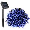 KEEDA Catena Luminosa Solare Esterno, KEEDA 22M 200 LED 8 Modalità Impermeabile Luci Decorative Stringa Solari per Outdoor, Giardino, Matrimonio, Festa, Halloween, Natale (Blu)