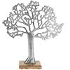 com-four® Albero Decorativo XL - in Metallo su Base di Legno - Decorativo su Cui Stare - Albero della Vita in Regalo (1 Pezzo - XL)