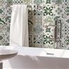 RE-COVERTILES - Adesivi Piastrelle Cucina Bagno Mattonelle adesive in PVC Impermeabili Antigraffio Stickers Decorazione Parete Cementine Peel and Stick - Modello 36 Pz 10x10 cm PS00090 Made in Italy