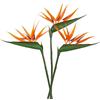 Oairse 3 fiori artificiali uccello del paradiso 90 cm, piante verdi finte decorative con stelo di fiori finti per composizioni floreali, casa, giardino, ufficio, veranda, decorazione per matrimoni