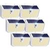 nipify nifipy Luce Solare LED Esterno, Faretto LED da Esterno Solare, 138 LED Lampada Solare da Esterno con Sensore di Movimento, 3 Modos IP65 Impermeabile Luci Solari da Giardino, per Parete Garage 6 Pezzi