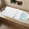 Tagtuell Copertura per vasca da bagno, 170 x 70 cm, pieghevole, antipolvere, copertura per vasca da bagno, per la casa, il bagno d'albergo, esperienza SPA