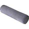 JORTUIO Cuscino Cilindrico Lungo 40/50/60/70/90 cm,Cervicale Rotolo Cilindro Cuscino,Supporto Ergonomico Cuscino Cilindrico Cervicale per Letto Divano,Gambe,Schiena(Grigio,15x50cm)