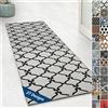 Floordirekt Tappeto passatoia con Motivo, passatoia per Cucina, corridoio e Soggiorno, Ornamento Vintage a griglia Orientale (80 x 250 cm, Drogheda)