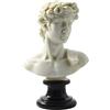 GINGERSHOPONLINE Busto Statua Design: David di Michelangelo (patinato) - Riproduzione busto, scultura in marmo e resina - circa 15 cm, 350 gr. - Prodotto Made in Italy - Idea Regalo Casa