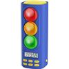 MeesMeek Timer digitale semaforico audiovisivo, display LCD regolazione del volume, con 4 suonerie per bambini aula casa cucina gioco conto alla rovescia pausa memoria