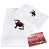 Tex family Coppia Asciugamani Ricamati Toro 1906 e Cartolina Torino È